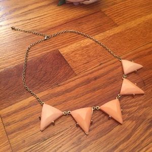 Coral ombré necklace